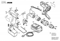Bosch 0 601 948 4AE Gsr 14,4 Ve-2 Cordless Screw Driver 14.4 V / Eu Spare Parts